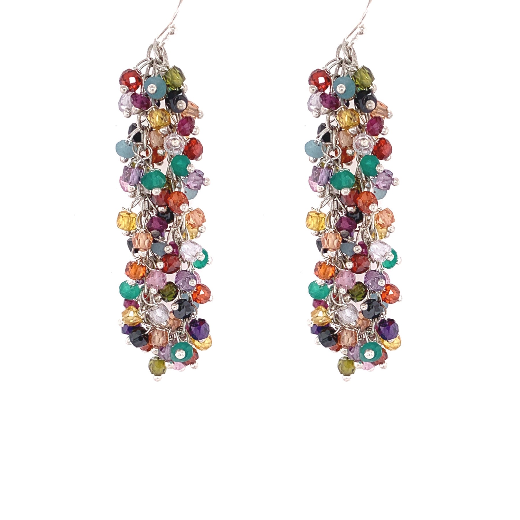Ladies Multi Color Bead Oxidized Earrings at Rs 45/pair | ऑक्सीडाइज़्ड  बालियां in New Delhi | ID: 23210237133